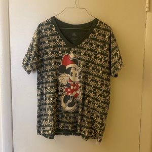 Womens Minnie Christmas T Shirt